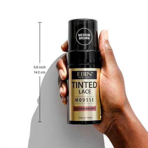 Miniatura 2 de EBIN NEW YORK Mousse de encaje tintado - 3.38oz/ 3.4 fl oz - Marrón oscuro