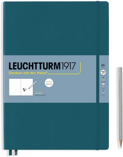 Miniatura 20 de Leuchtturm1917 - Cuaderno mediano de tapa dura para bocetos (negro) - 112 páginas de papel de 150 g/m²