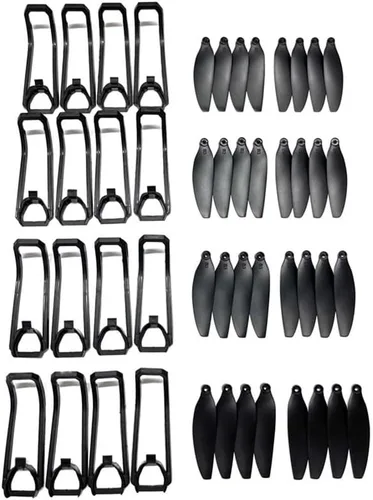 Miniatura 2 de E88 EVO Protecting Ring 4PCS for E88EVO Brushless Folding RC Drone Blades Spare Parts Propeller Protective Frames Blade(Burgundy)