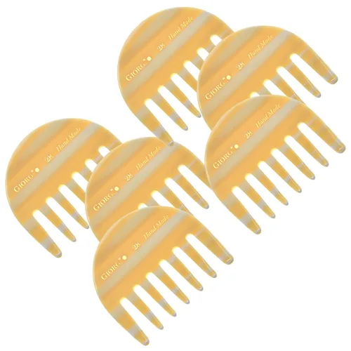 Miniatura 10 de Giorgio G63 - Peine desenredante de dientes anchos, peine de bolsillo y viaje para cabello grueso, desenredante de cabello para el cuidado diario