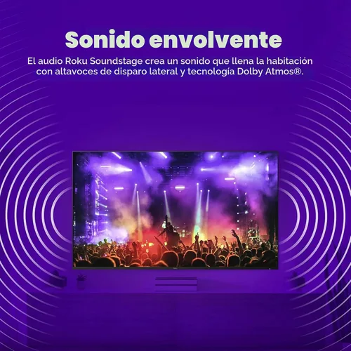 Miniatura 8 de Roku Smart TV 2025 – Serie Pro de 55 pulgadas, TV Mini-LED – RokuTV con Control Remoto por Voz Retroiluminado Pro – Televisión 4K QLED de Pantalla