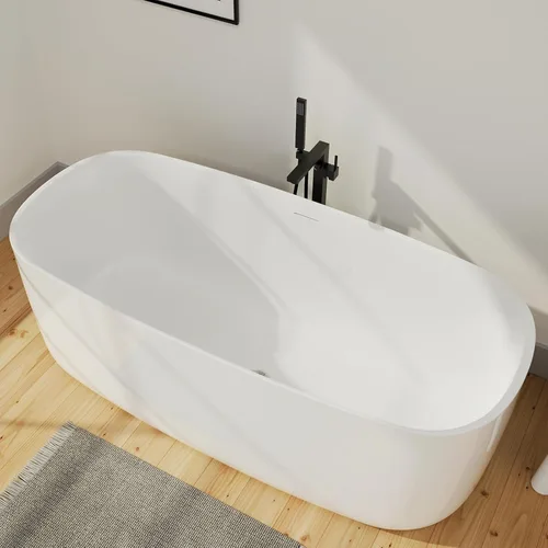 Miniatura 17 de Bañera independiente de acrílico Lucite de 47 pulgadas, bañera de remojo japonesa de forma cuadrada con diseño de asiento, desagüe cromado derecho