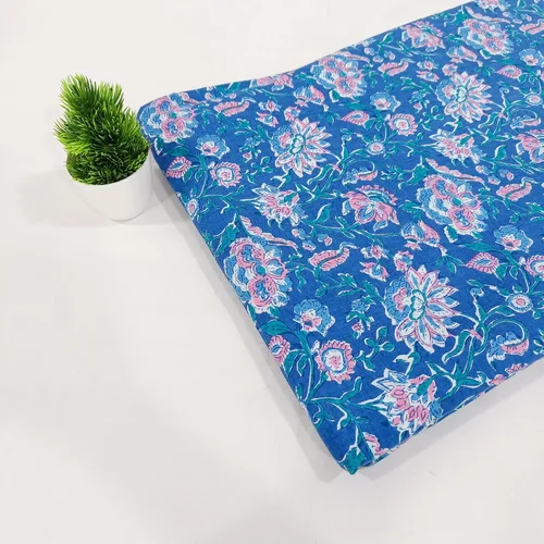Miniatura 4 de Trade Star Tela de tintes naturales para correr de 3 yardas, 100% tela de algodón suave, hecha a mano, tela de estampado floral para coser por