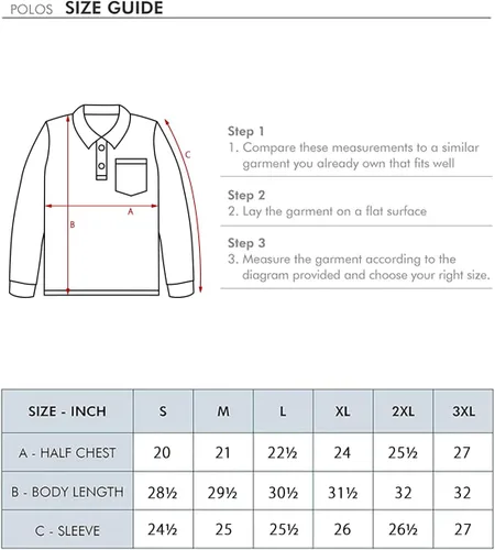 Miniatura 6 de JOYMASAR Camisas de golf para hombre - Polo de manga corta sólido que absorbe la humedad