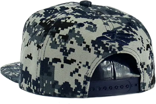 Miniatura 6 de Gorra de béisbol con diseño de águila mexicana hecha en México con cierre de pico plano