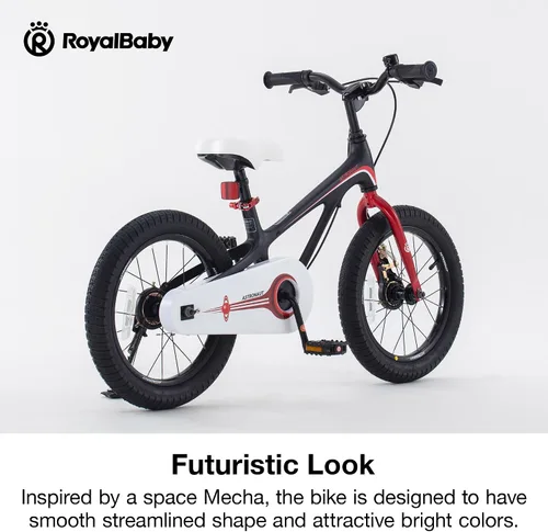 Miniatura 3 de RoyalBaby Bicicleta para niños, ligera de aleación de magnesio de 16/18 pulgadas, para niños y niñas de 4 a 9 años, ruedas de entrenamiento