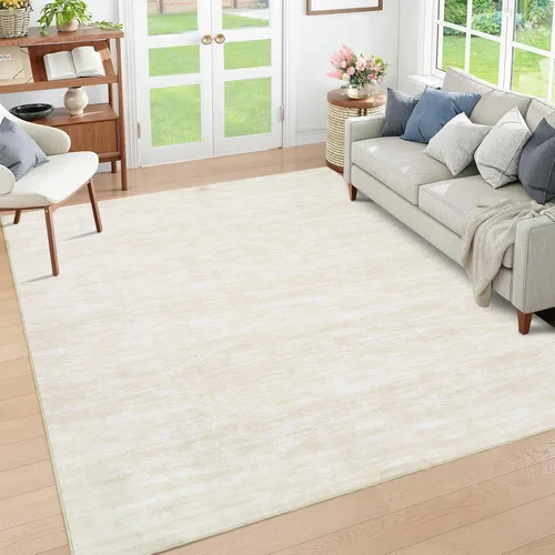 Miniatura 10 de RUGSREAL Alfombra lavable a máquina de 2 x 8 pies, para pasillo, entrada, contemporánea, color liso, alfombra de pasillo moderna para interiores