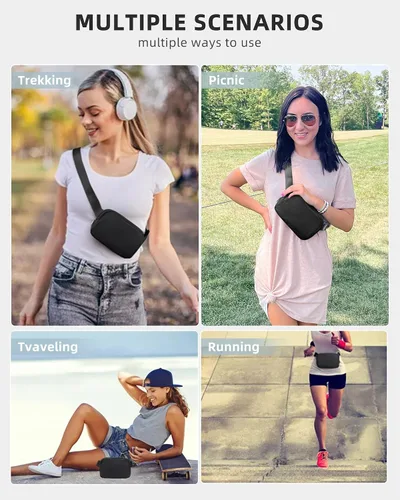 Miniatura 8 de Cinturones de moda para mujeres y hombres, A-Negro, Deportes
