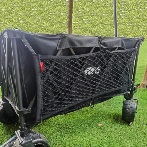 Miniatura 7 de Red de carga para carro plegable de utilidad, carrito de paseo, carrito de compras plegable, carro de playa con espacio extra de almacenamiento, Red