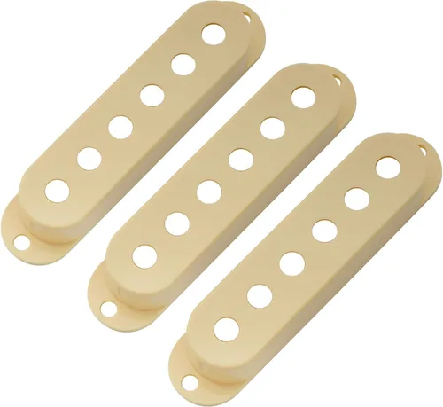 Miniatura 9 de Musiclily Juego de 3 cubiertas de plástico para pastillas de guitarra profesional para Estados Unidos/México, color blanco