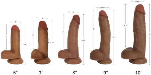 Miniatura 2 de Jock Dark Bareskin - Consolador con bolas (7 pulgadas)