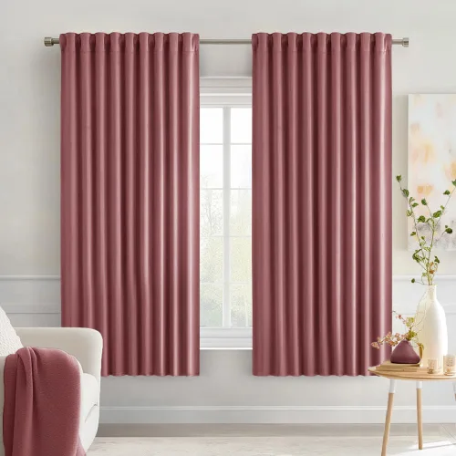 Miniatura 79 de MIULEE Cortinas opacas con pestaña trasera de 63 pulgadas de largo, juego de 2 paneles para sala de estar, dormitorio, privacidad, bolsillo