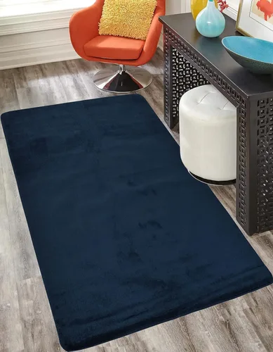 Miniatura 12 de RugStylesOnline Euro Collection - Alfombras de color sólido con parte trasera de goma antideslizante, lavable a máquina, más opciones de color Gris