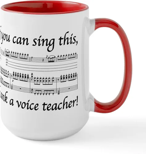 Miniatura 7 de CafePress Taza de café de cerámica para profesor/matemáticas inglesas, taza de té de 15 onzas