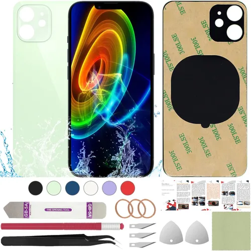 Miniatura 48 de Funda trasera de repuesto compatible con iPhone 8 de 4.7" + Herramientas profesionales (Gris espacial)