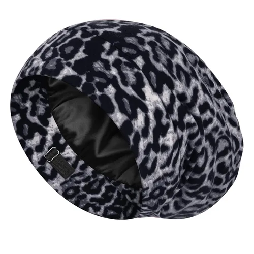Miniatura 19 de LULUSILK Gorro de Dormir con Forro de Seda de Morera, Se Acabó el Cabello Encrespado y Enredado, Envoltorio de Cabello de Seda que se Mantiene