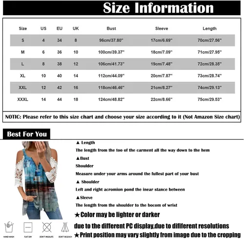 Miniatura 5 de Womens Breathable Oil Painting Blouses Zipper V Neck Tops Cute Flowy 2023 Summer Lace Short Sleeve T Shirt