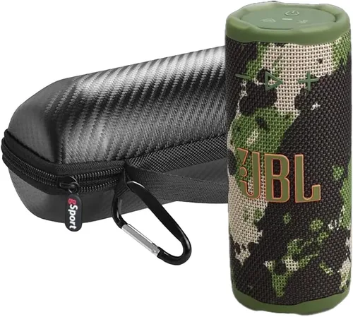 Miniatura 12 de JBL Paquete de altavoz Bluetooth portátil compacto Grip con estuche gSport (negro)