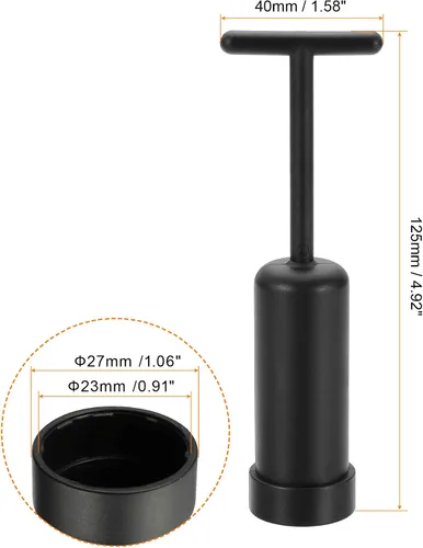 Miniatura 2 de MECCANIXITY Herramienta de extracción de anillo de enchufe G9, accesorios de reemplazo de luz, PVC negro, paquete de 2