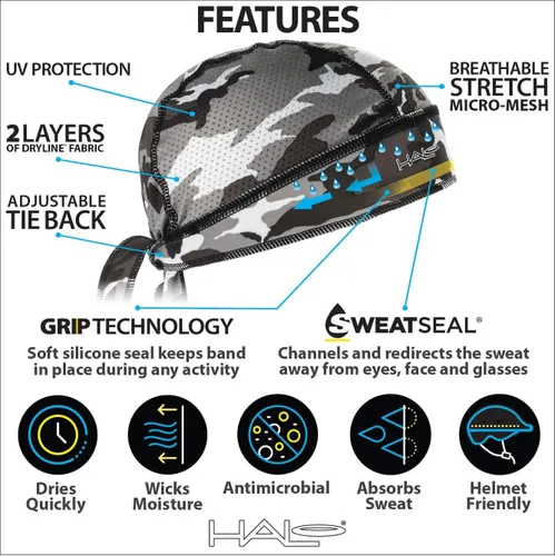 Miniatura 4 de Halo Headband Bandana Protex La bandana definitiva de alto rendimiento