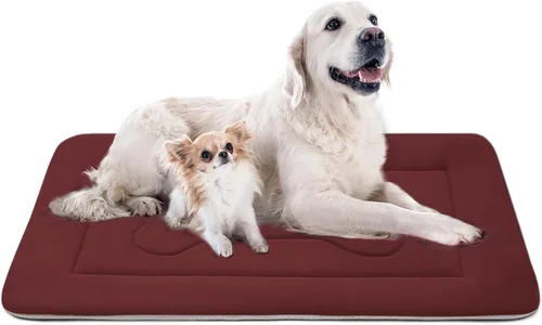 Miniatura 19 de Cama grande y acolchada de 36.0, 42.0 y 47.0 pulgadas para perro, lavable, con base antideslizante, cama para mascotas, camas para gatos, caseta