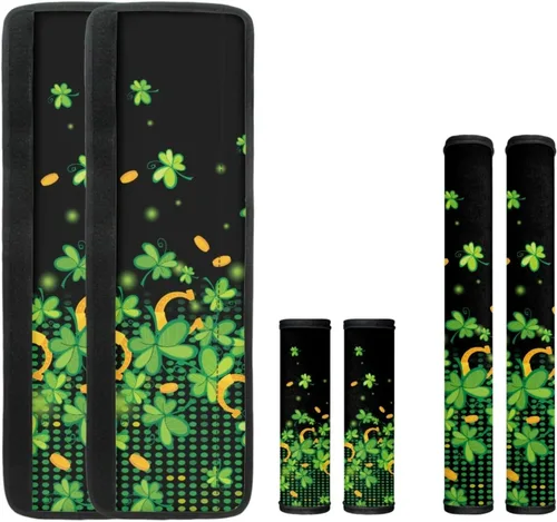 Miniatura 23 de 6 fundas para manija de puerta de refrigerador de Acción de Gracias, cubierta de manija de nevera de otoño, hoja de arce, protector de manija