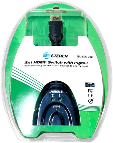 Miniatura 8 de Steren BL-526-032 Conmutador de coleta HDMI 2 x 1, negro