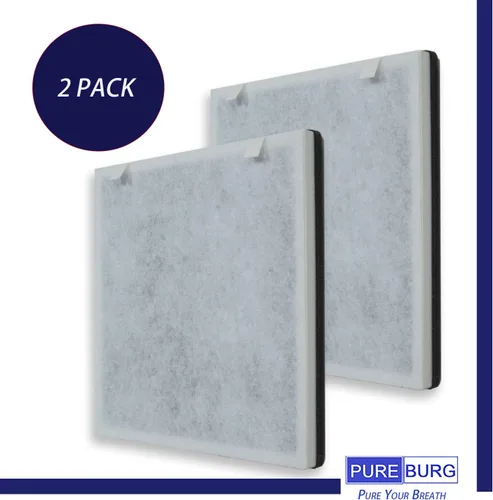 Miniatura 5 de PUREBURG Filtros de repuesto compatibles con purificador de aire VAVA VA-EE004, paquete de 2 unidades H13 HEPA de 4 etapas de filtración de carbón