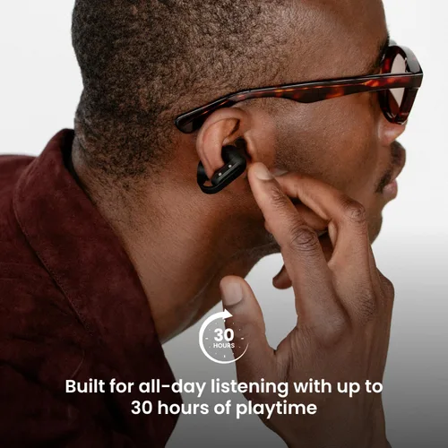 Miniatura 4 de Sudio Audio B3 Auriculares inalámbricos de oreja abierta – Auriculares Bluetooth 5.3 con clip con ajuste seguro, resistentes al sudor, micrófono