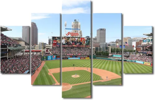 Miniatura 28 de Arte para pared, lienzo para estadio deportivo, arte para pared, diseño de campo de Wrigley en Chicago, pinturas de Chicago, impresiones sobre
