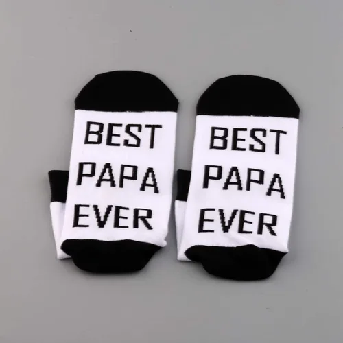 Miniatura 5 de LEVLO Calcetines para papá El mejor regalo del día del padre para papá, tío o abuelo Regalo de cumpleaños para hombre