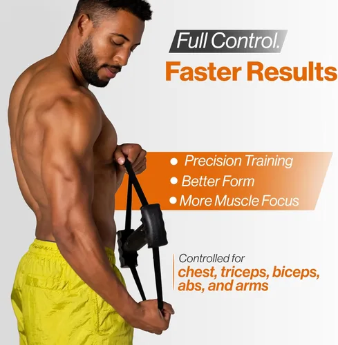 Miniatura 8 de Bullworker X5 Pro 28" - Equipo de ejercicio isométrico, entrenamiento de fuerza portátil en casa, equipo de gimnasio para espalda, hombros, bíceps