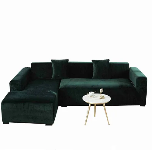 Miniatura 10 de Funda de sofá de felpa para sofá de 3 cojines, funda de terciopelo elástica para silla reclinable, protector de muebles y sofá biplaza