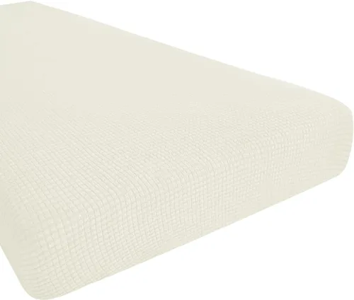 Miniatura 36 de Hokway Fundas de cojín elásticas para sofá Fundas de cojín para sofá Fundas de cojín de asiento de sofá Funda protectora de cojín(Chocolate, Mediano)