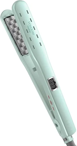 Voloom Rootie Plancha de Cabello de Cerámica Profesional Voluminizadora de 3/4 Pulgadas | Volumen de Cabello Duradero | para Cabello Corto o Fino |