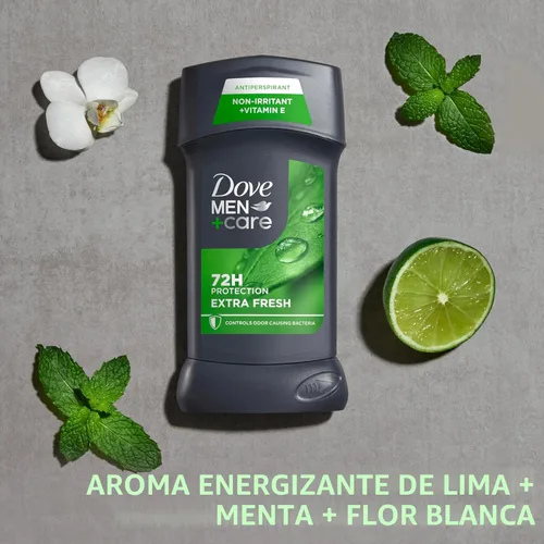 Miniatura 4 de Dove Men+Care - Desodorante antitranspirante en barra para hombres, 4 unidades, extra fresco, con protección contra el sudor y el olor de 72 horas