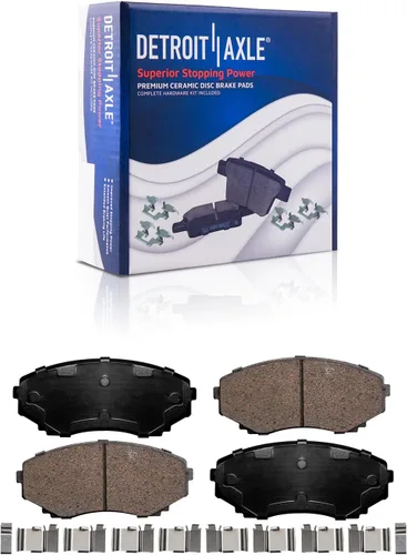 Miniatura 43 de Detroit Axle - Pastillas de freno traseras para Kia Sportage 2017-2022, Hyundai Tucson 2016-2021, pastillas de freno de cerámica 2018 2019 2020