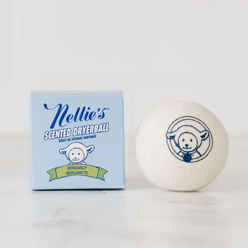Miniatura 3 de Nellie's Dryerball de lana perfumada – Bergamota perfumada – Fabricado con lana 100% pura de Nueva Zelanda y dura aproximadamente 50 cargas