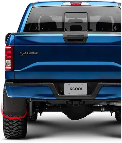 Miniatura 6 de KCOOL Aletas de barro compatibles con Ford 2015-2020 F150 sin guardabarros OEM Juego de guardabarros delantero y trasero (juego de 4 piezas)