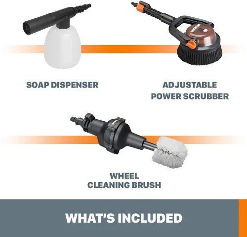 Miniatura 6 de WORX Kit de accesorios de limpieza para automóviles/barcos Hydroshot - WA4071