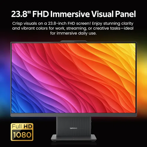 Miniatura 4 de Lenovo IdeaCentre AIO 3 23.8 pulgadas FHD todo en uno, AMD Ryzen 5 7535HS, 16 GB DDR5, 1.5 TB de almacenamiento