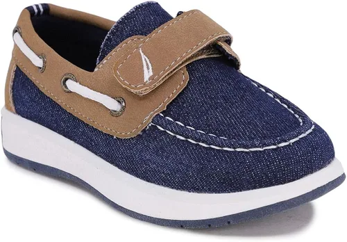 Nautica Mocasines casuales para niños y niños, zapatos de barco con una correa - (niño pequeñoniño pequeño)
