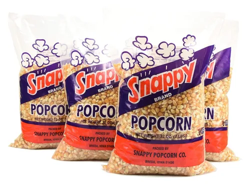 Miniatura 9 de Snappy Granos de palomitas de maíz amarillos para reventar, grano entero sin OMG, funciona en máquinas, máquinas de aire y estufas, bolsa a granel