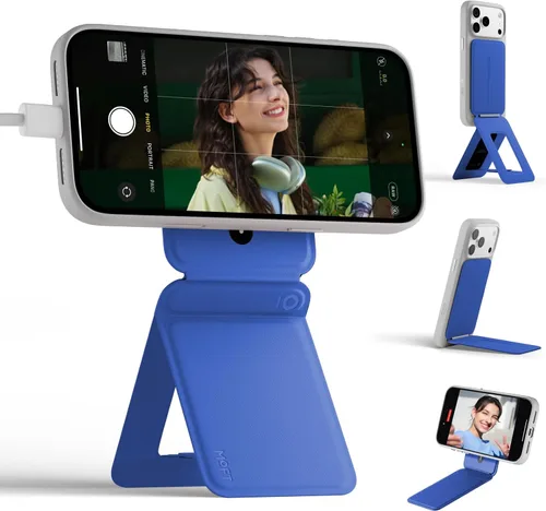 Miniatura 10 de MOFT MOVAS - Billetera con trípode para teléfono, 3 en 1, soporte magnético compatible con NFC, soporte para tarjetas ajustable de cuero vegano