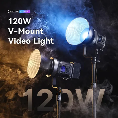 Miniatura 2 de ULANZI Luz de Video, Luz de Video LED RGB de 120W COB de Relleno de Color con Salida Continua de Iluminación con Control por APP, 2700K-6500K 20