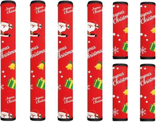 Miniatura 43 de America250 - Juego de 8 fundas antideslizantes para manijas de puerta de refrigerador, 4 de julio de 2026, protectores para nevera, horno, mantener