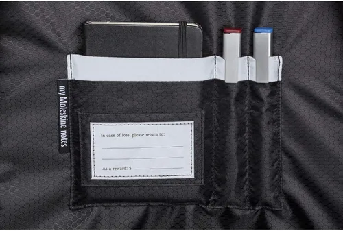 Miniatura 7 de Moleskine Mochila Metro, almacenamiento para laptop de 15 pulgadas, mochila de negocios, para hombres, mujeres, color negro
