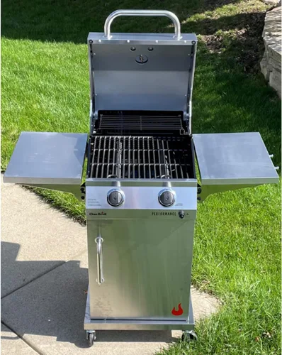 Miniatura 8 de Piezas de repuesto para Charbroil Performance 2 quemadores 463630021 463660421 463655621 463630422 463654022 463655021, quemador y placa de calor
