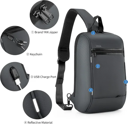 Miniatura 5 de VGOAL Mochila antirrobo para laptop