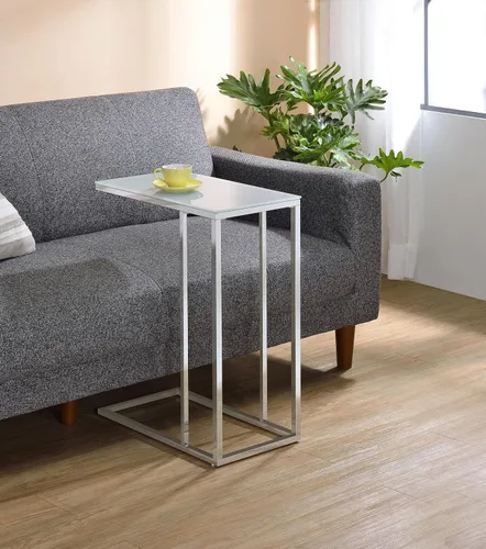 Miniatura 2 de Coaster Home Furnishings Stella - Mesa auxiliar de sofá en forma de C de 10 pulgadas con base abierta y diseño que ahorra espacio